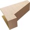Ekena Millwork 10"W x 30"D x 20"H Classic Clemmons Rough Cedar Woodgrain TimberThane Corbel, Primed Tan CORUR10X30X20CLERCPR - alternate 5
